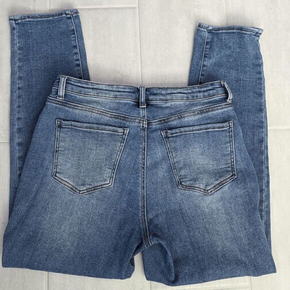 Women's Wax Jean Modal Fabric Basic Skinny Medium Wash 9/29 High-Waisted - Picture 7 of 8